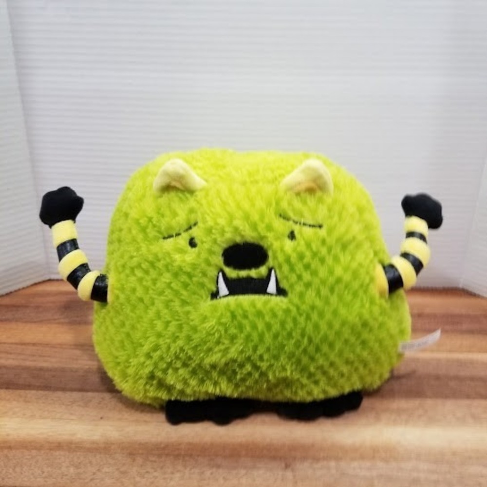 Usborne The Whatif Monster Plush Kids 7" Green Jonathan James Stuffed Animal Toy
